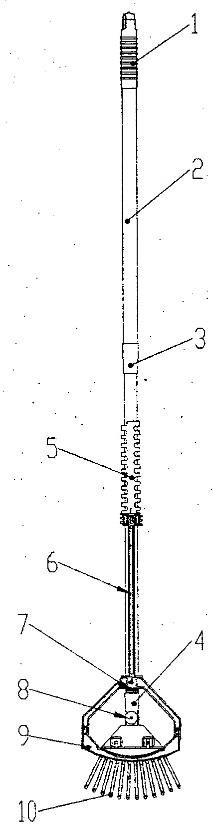 Portable nut fruit picker