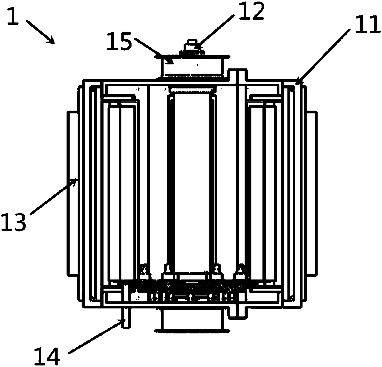 Diamond-like carbon coating preparation device with resultant field and application of device