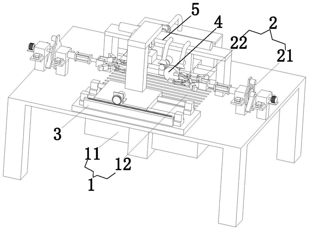 New energy automobile part shell welding device