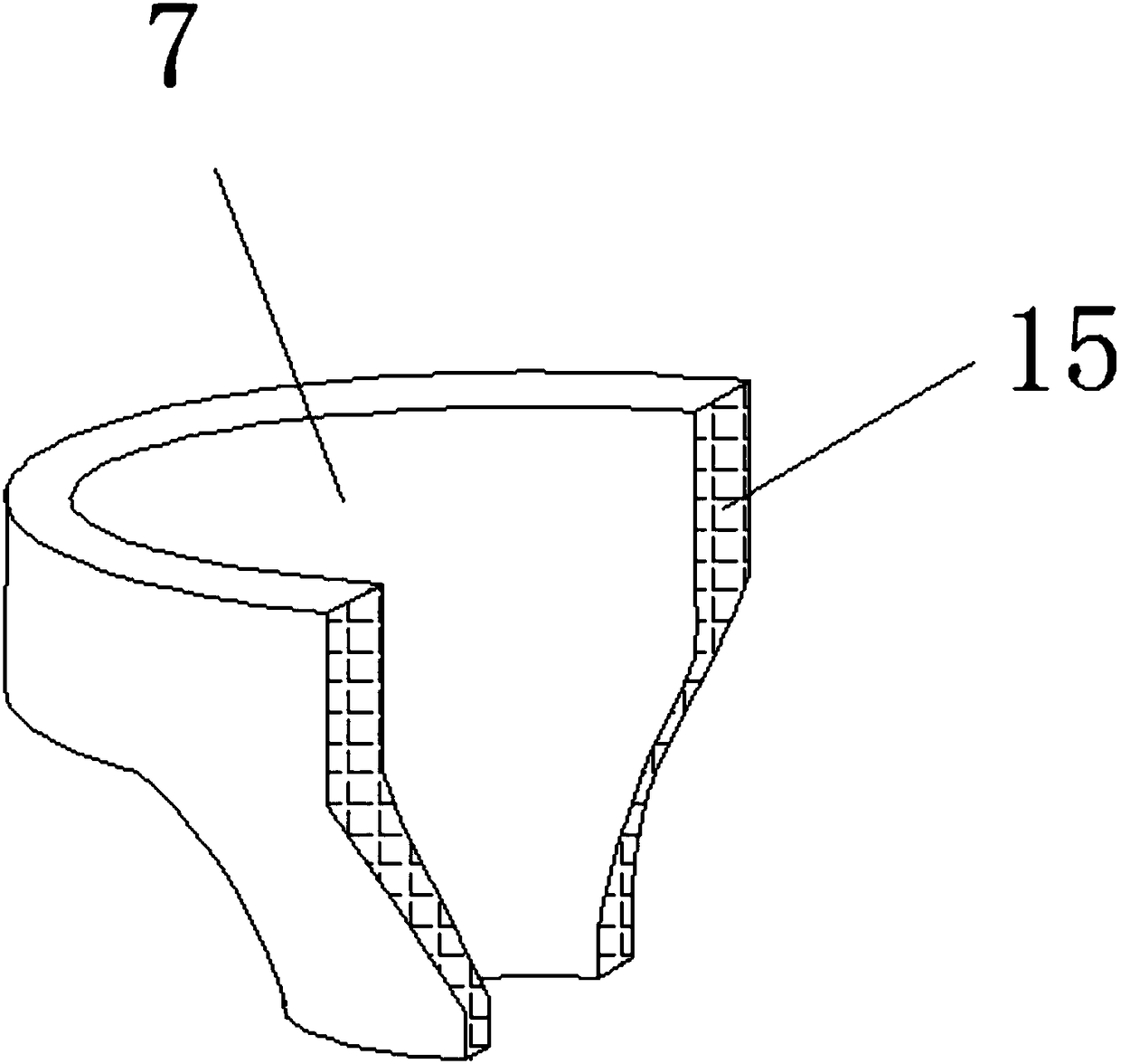 Large neck rehabilitation device for health medical treatment