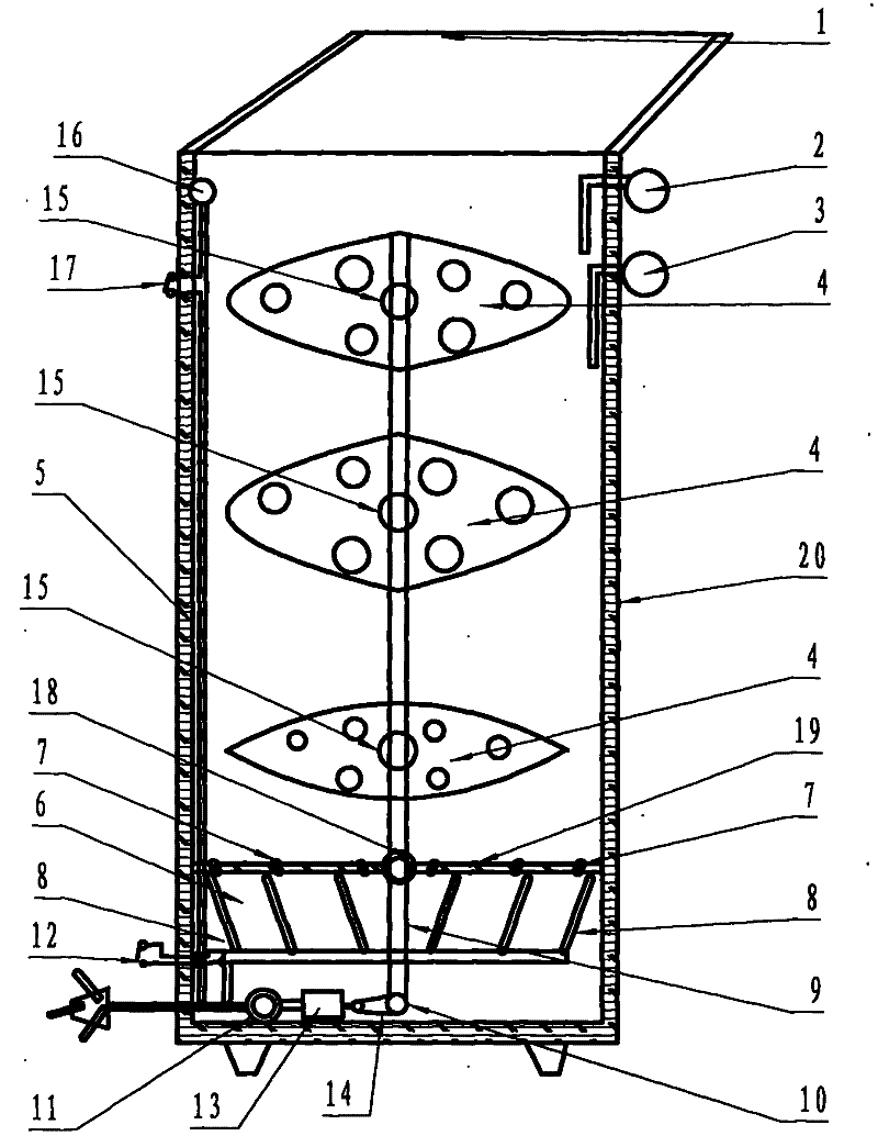 Flower and leaf drying box