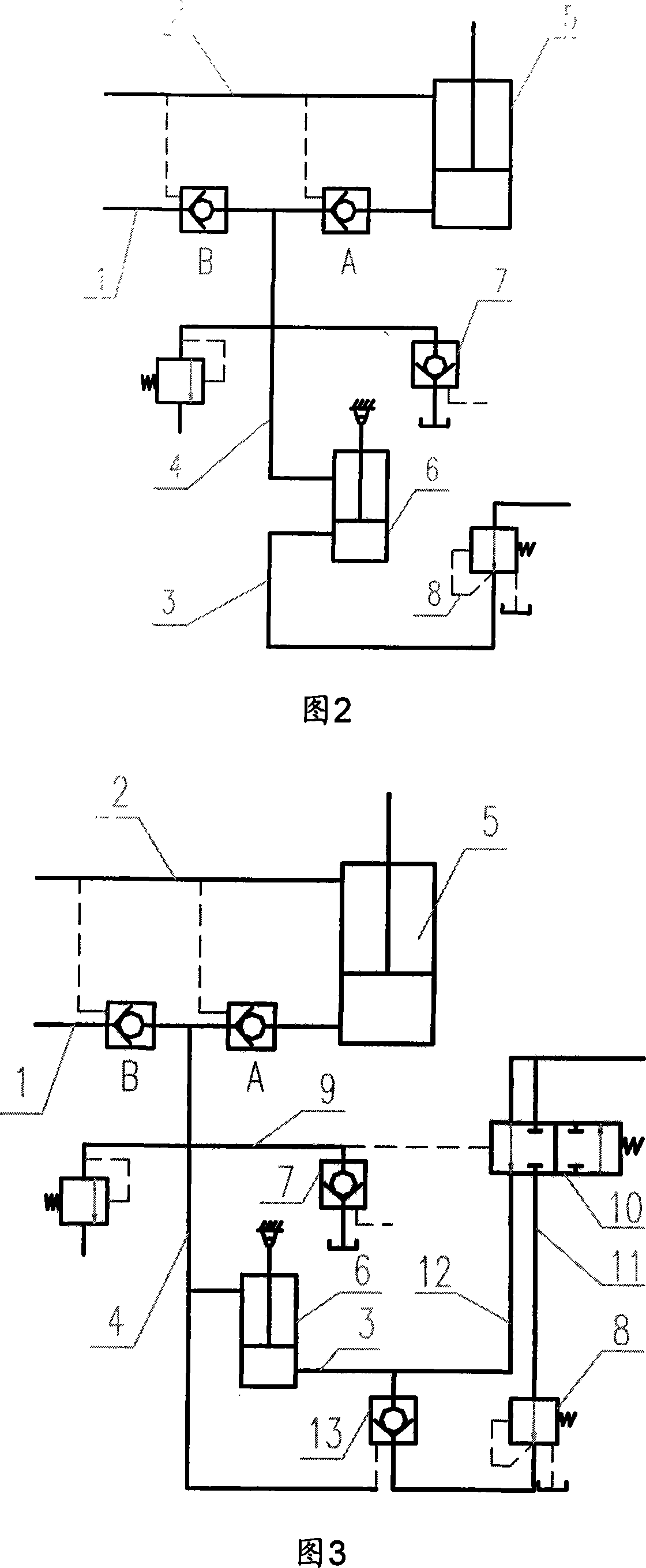 Mining hydraulic support self-boosting system