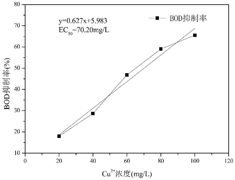 Toxicity detection method based on BOD difference before and after degradation of activated sludge