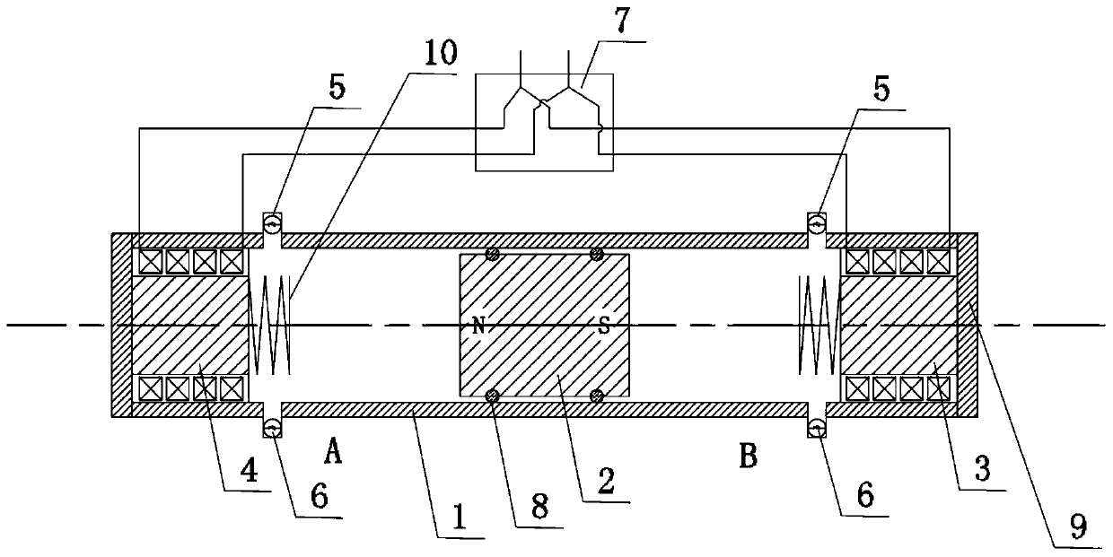 Pure-magnetic-drive gas booster