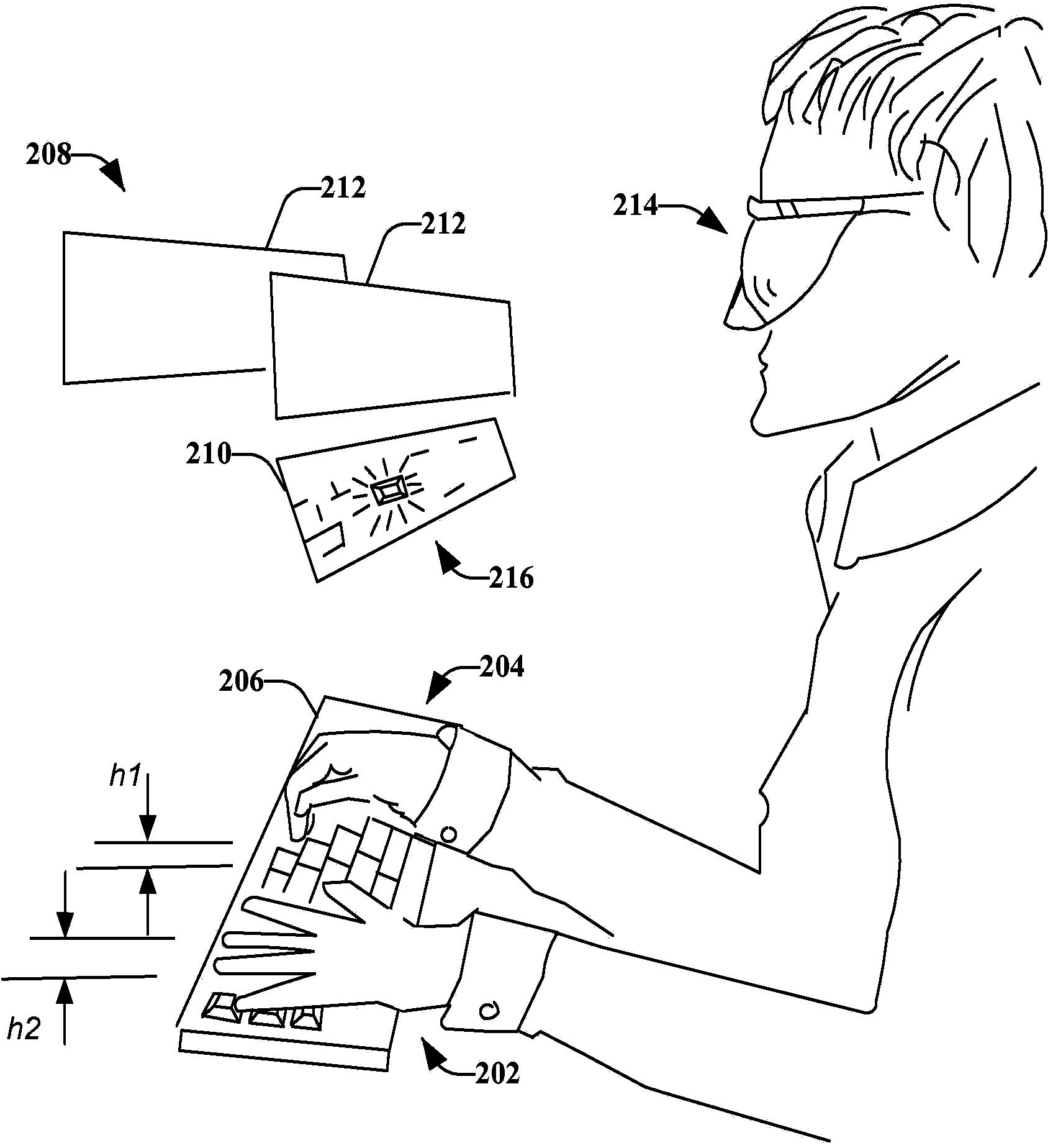 Gesture based user interface for augmented reality