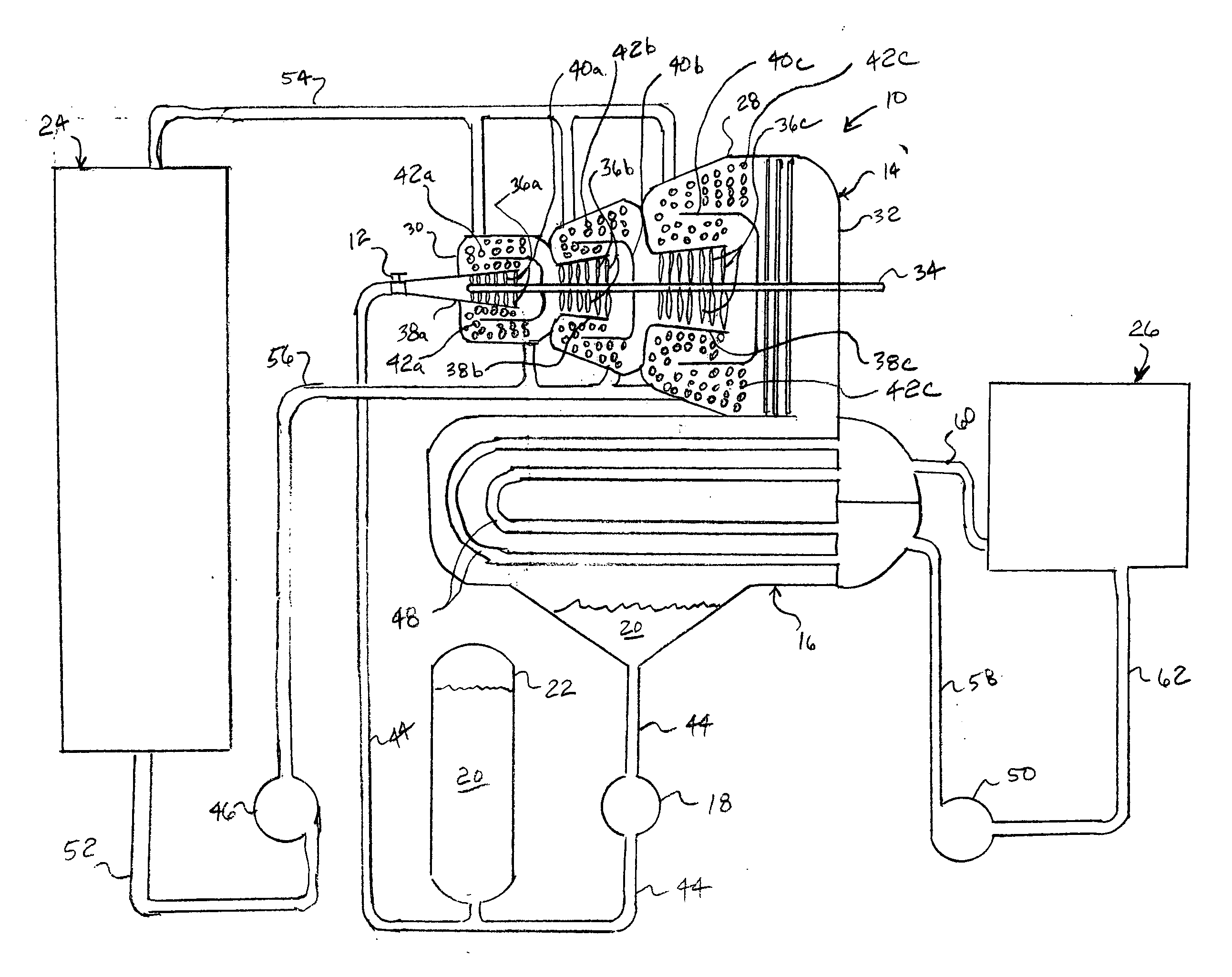 Multi-stage refrigerant turbine