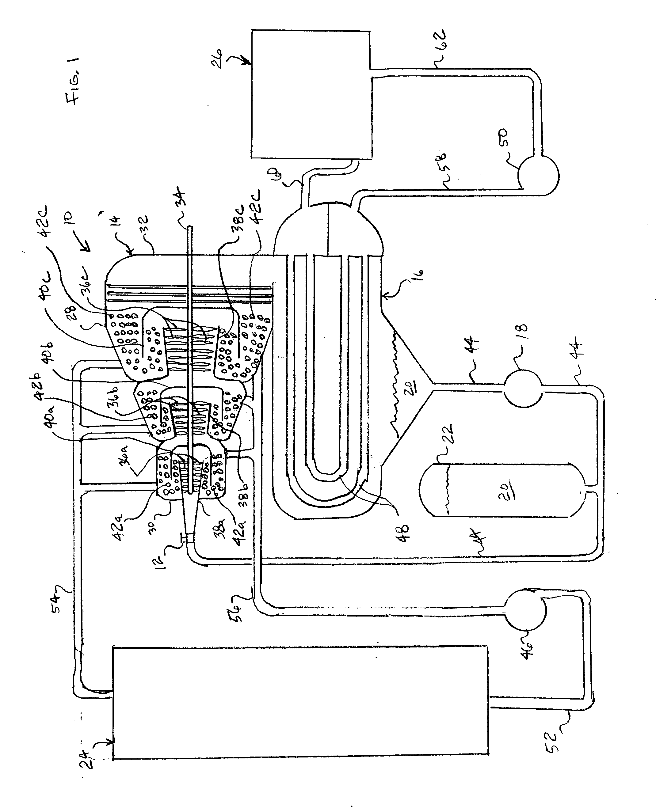 Multi-stage refrigerant turbine