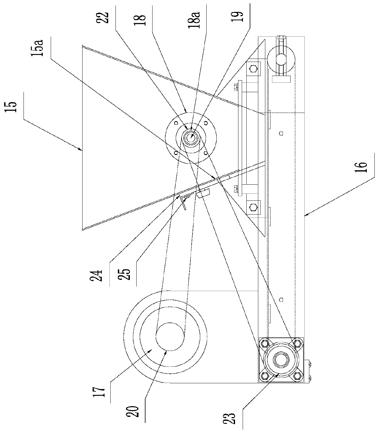 Biscuit finishing, pouring and scattering integrated production device