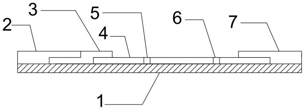 Colloidal gold test strip for rapidly detecting hyaluronic acid