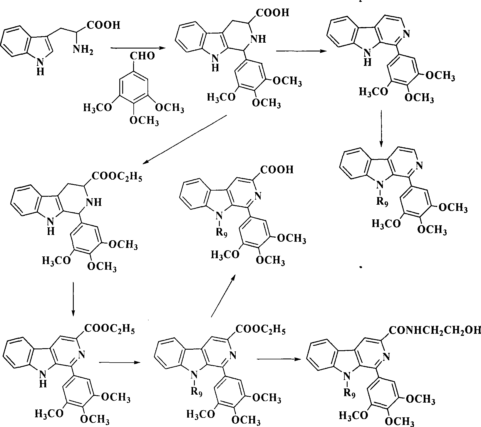 Banisterine derivant and uses thereof