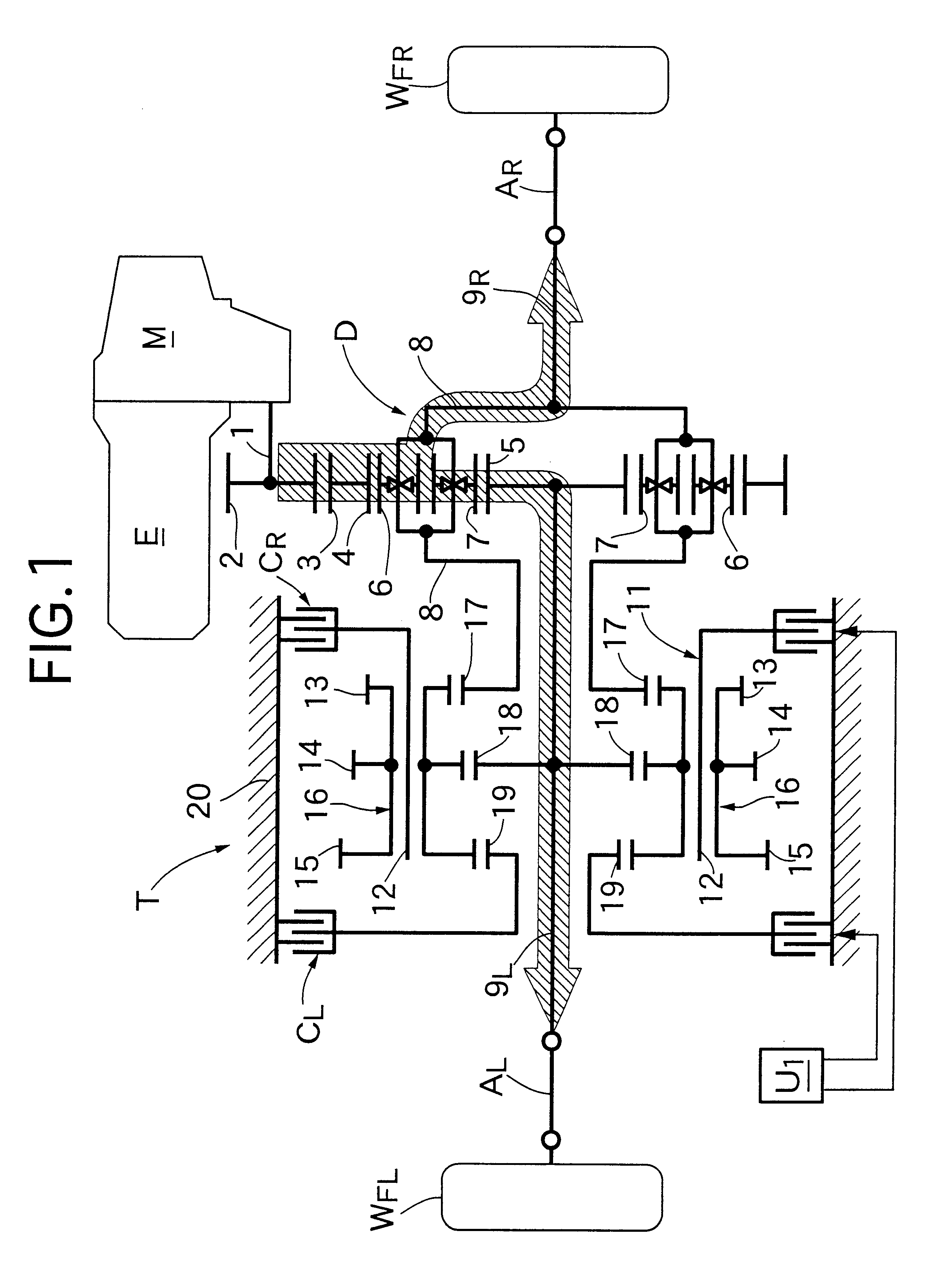 Co-operative control system for a vehicle