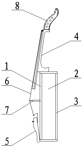 Manufacturing technology for bamboo violin