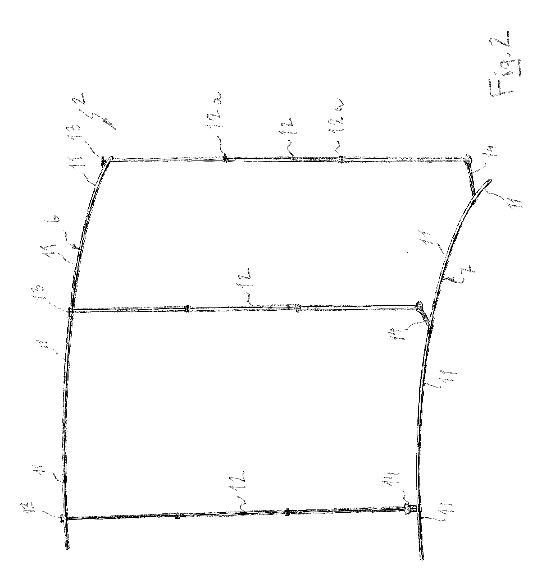 Device at a portable display panel system