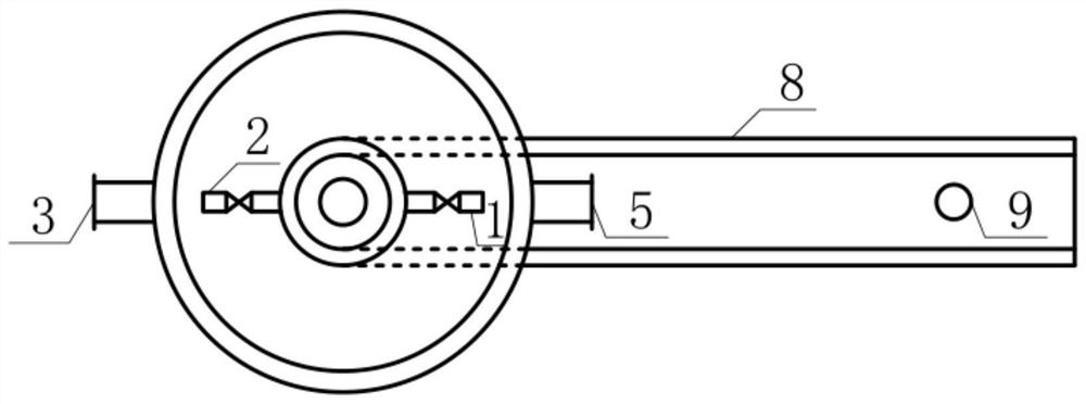 Carbon dioxide-methane plasma high-temperature reforming device and high-temperature reforming method