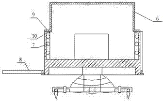 Dustproof accelerograph portable box