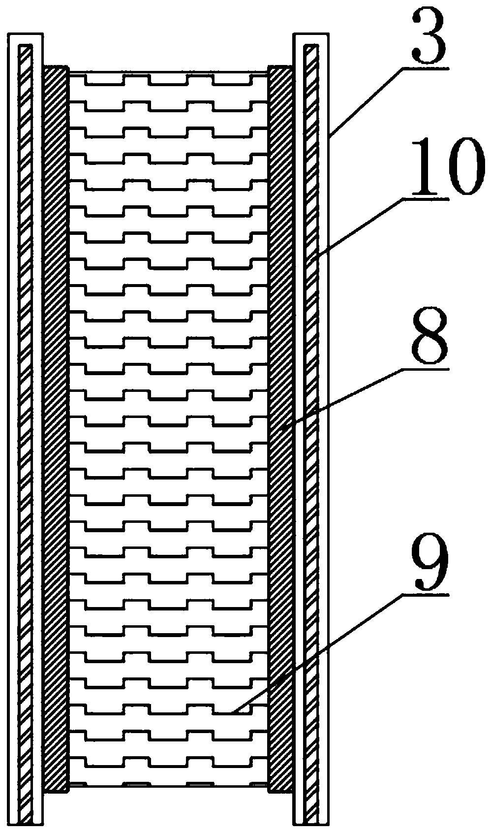 Automatic feeding device of high-precision bidirectional hammer type forging press