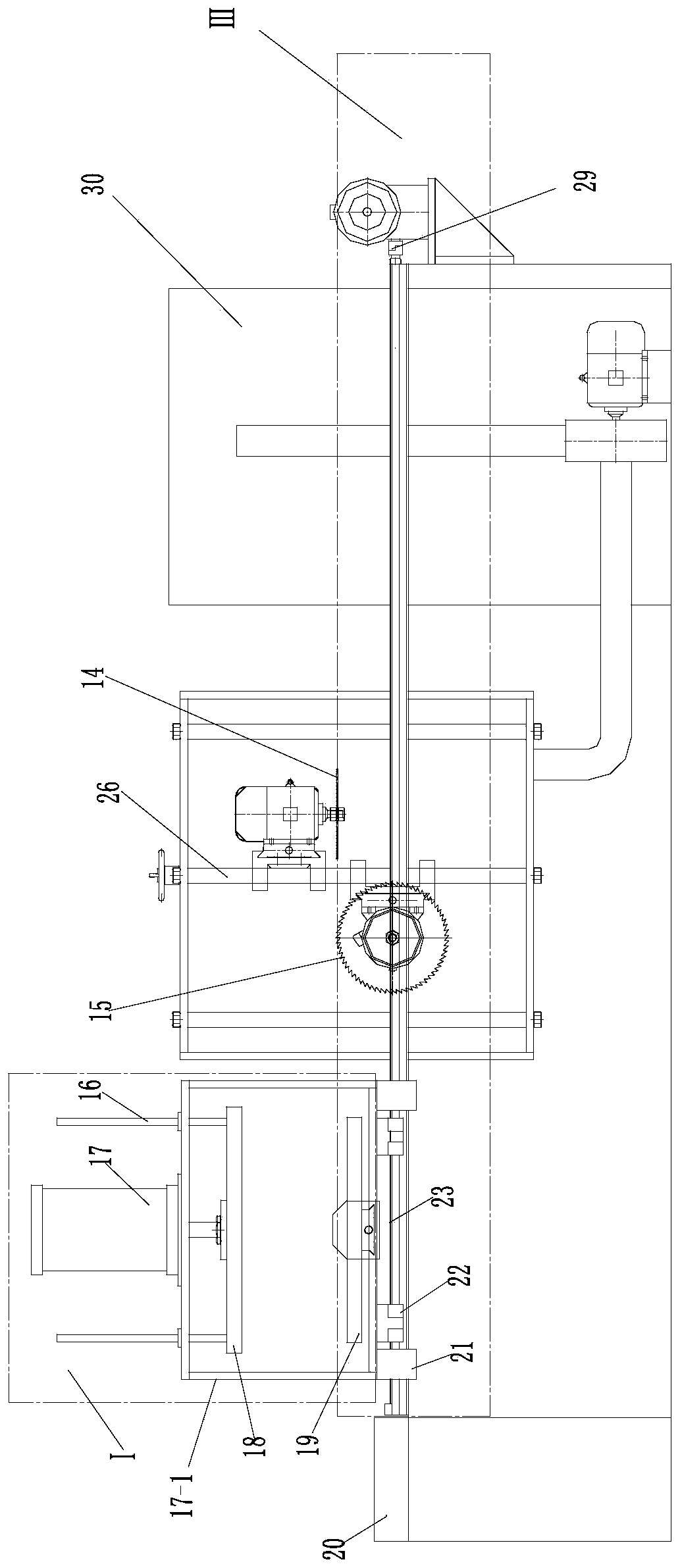 Saw cutting device for fin removing of interface of fin type radiator