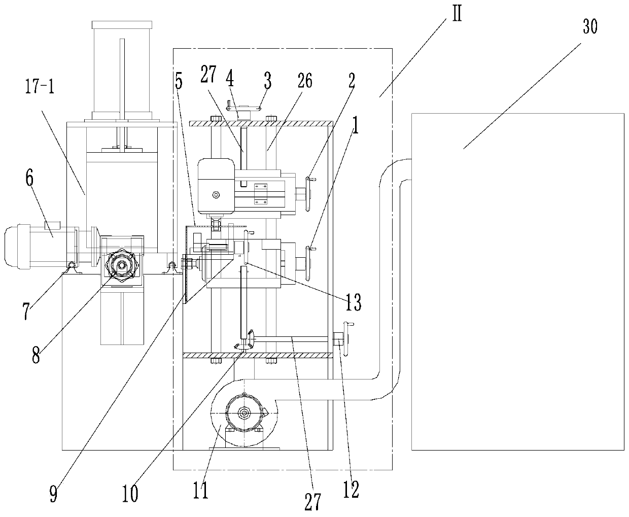 Saw cutting device for fin removing of interface of fin type radiator