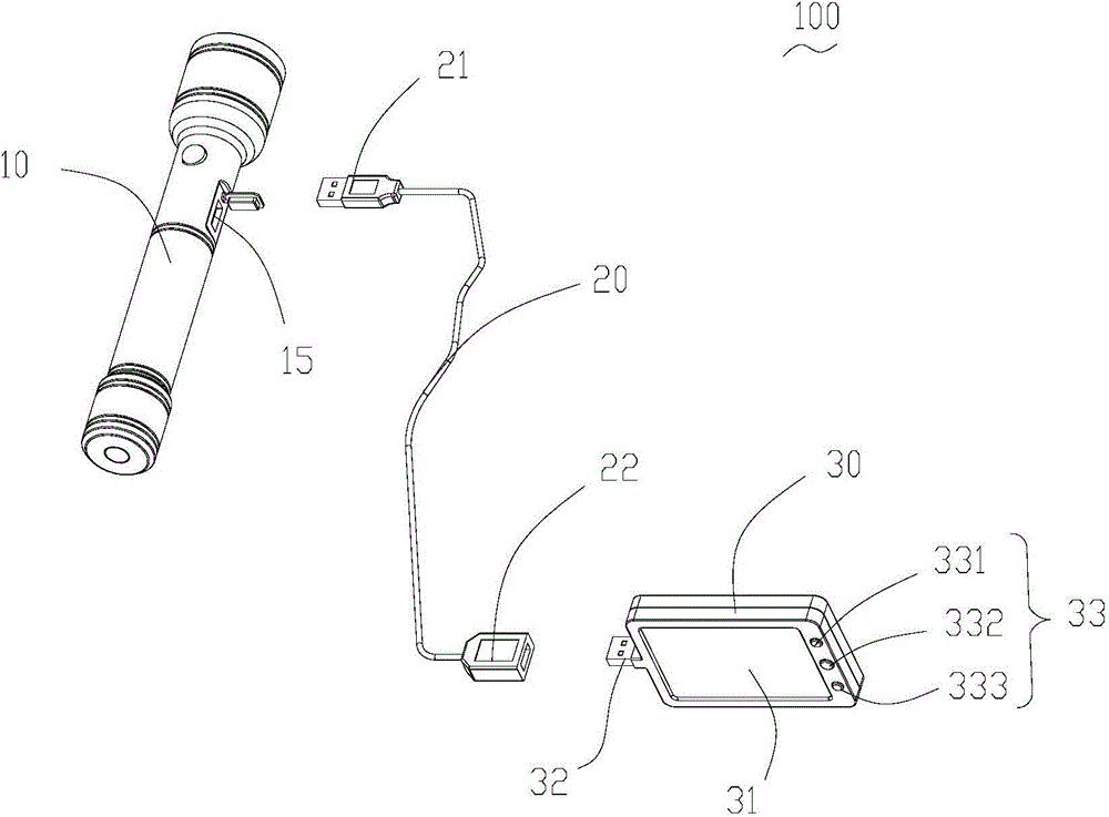 Camera flashlight assembly