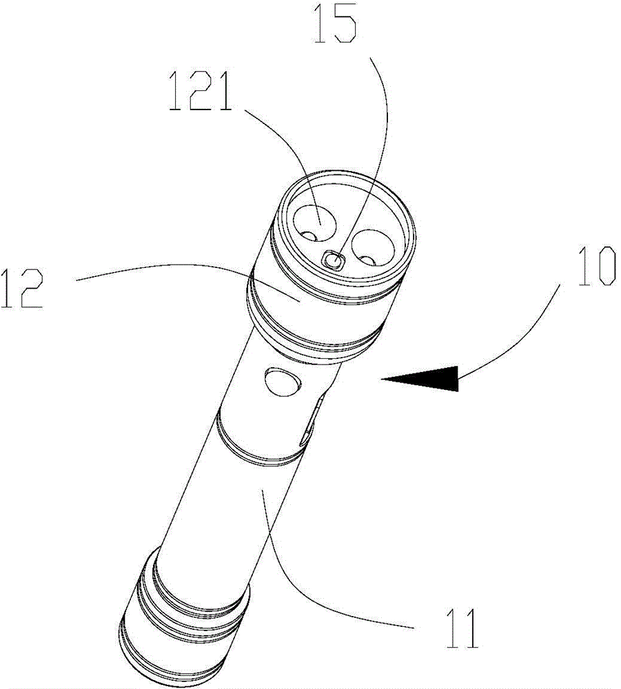 Camera flashlight assembly