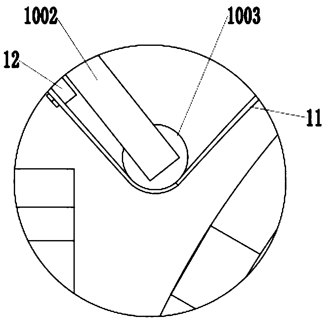 Drum brake pad abrasion line processing equipment