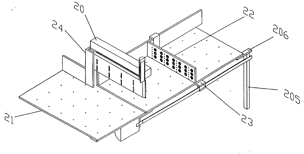 Paper cutter with cutting knife moving vertically