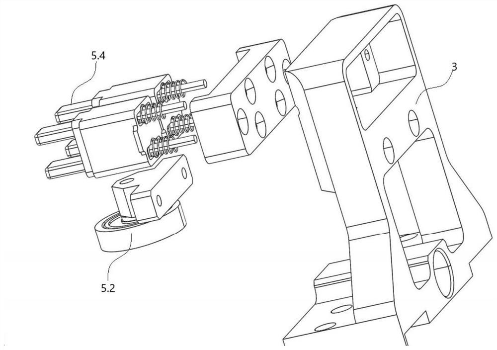 Using method of rail hanging robot