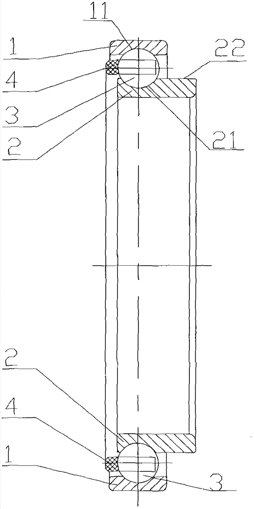 Nonstandard thin-wall waterproof bearing