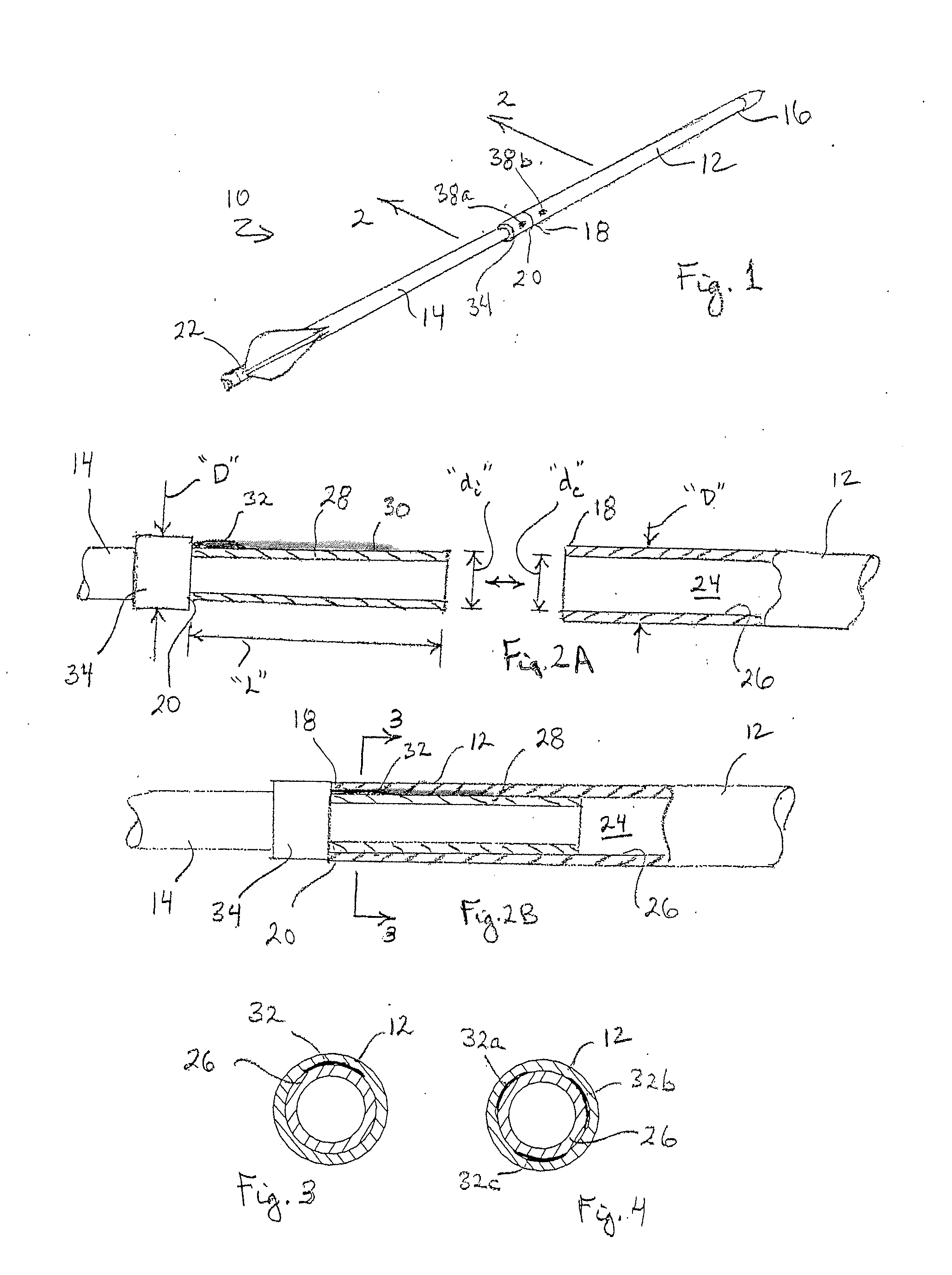 Sectionalized arrow