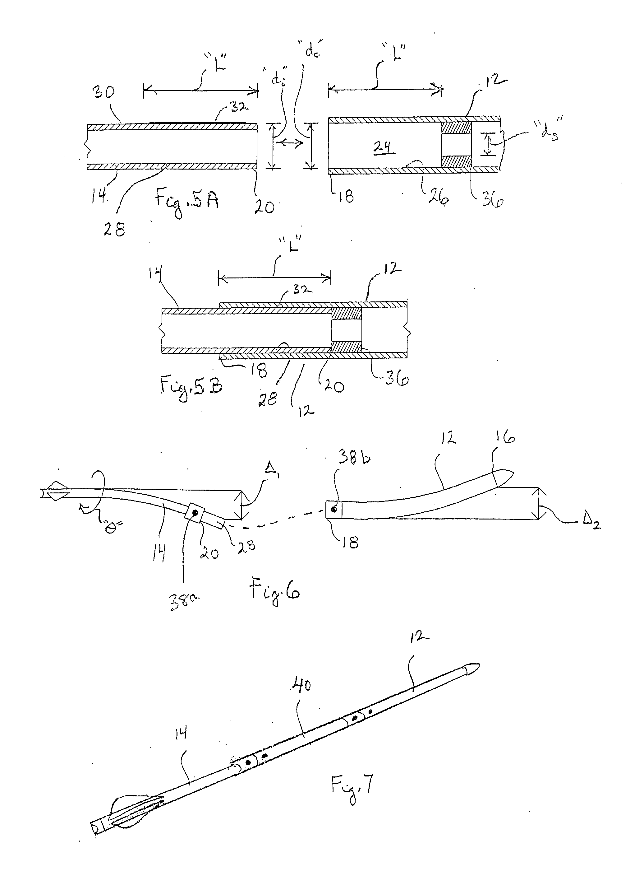 Sectionalized arrow