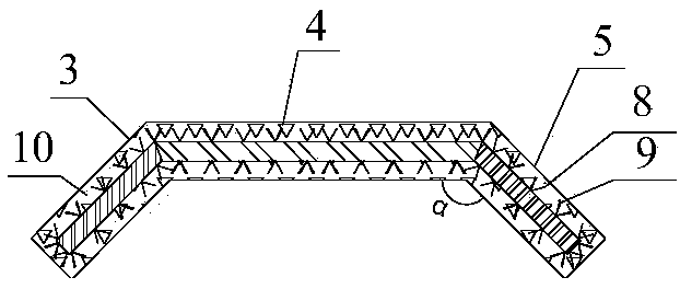 Efficient slagging-off plate for molten iron slagging off