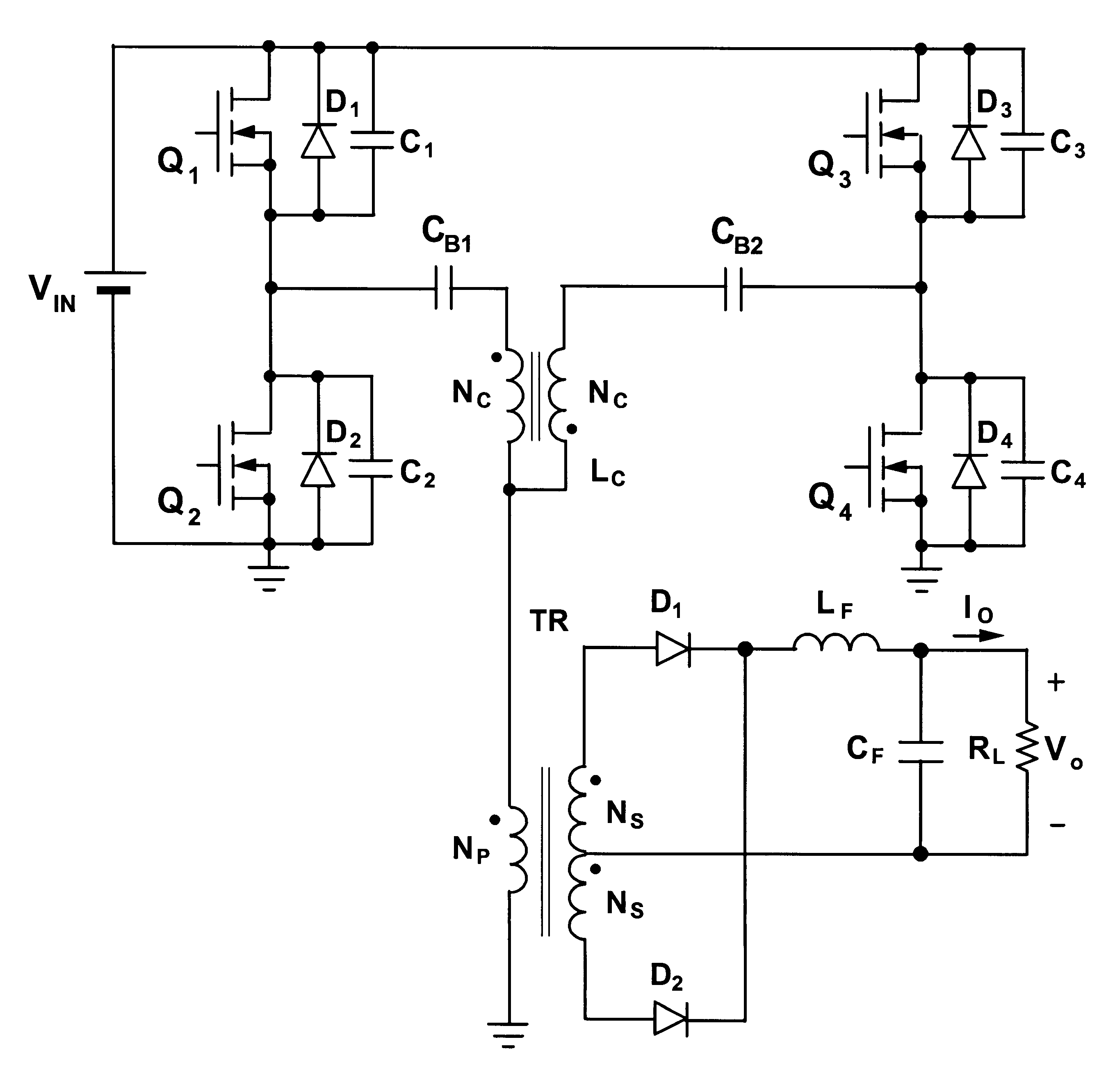 Soft-switched full-bridge converters