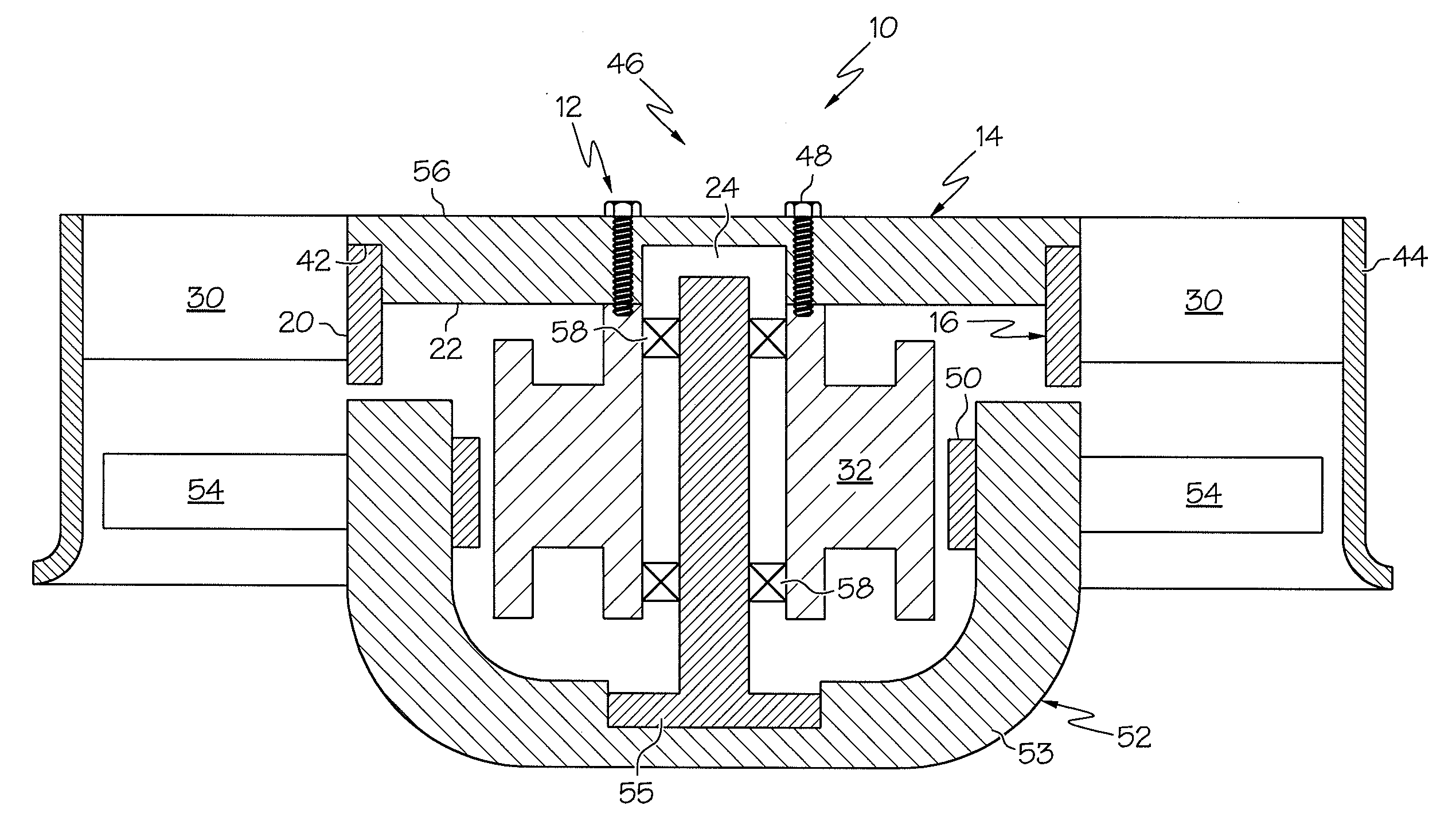 Locomotive-radiator-cooling-fan tankhead assembly