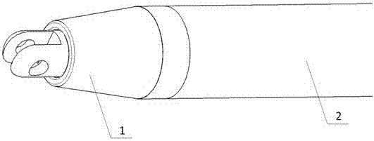 A dynamic composite cable pulling protection head