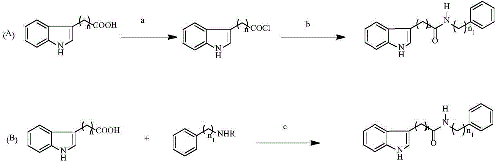 Indolylcarboxylic acid compound and application thereof in preparation of antitumor drugs