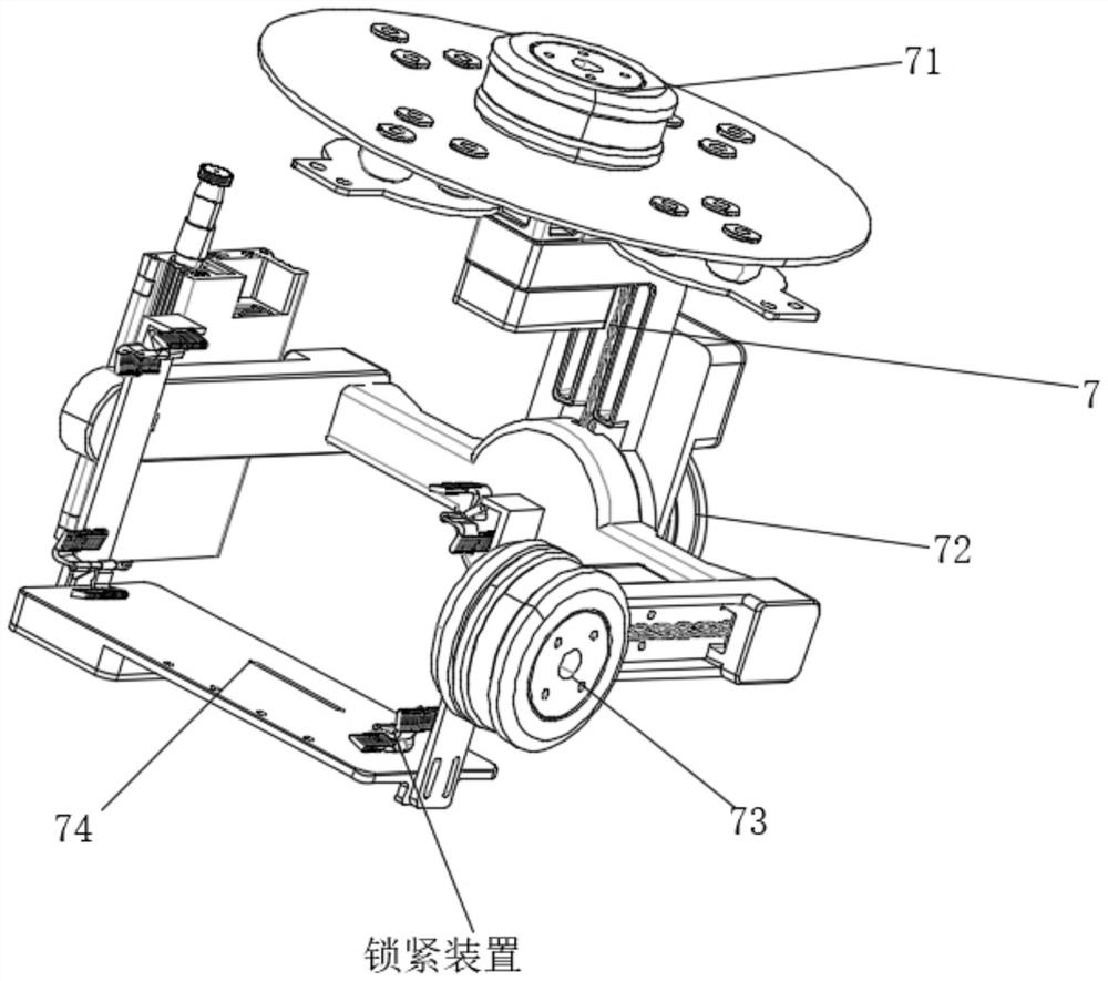 Self-locking mechanism of tripod head for photography and video recording