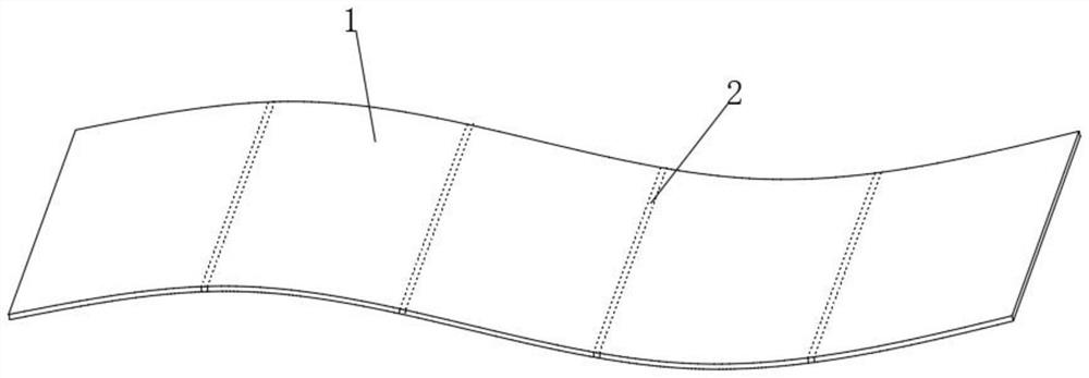 Anti-warping PVC building decoration film pasting process