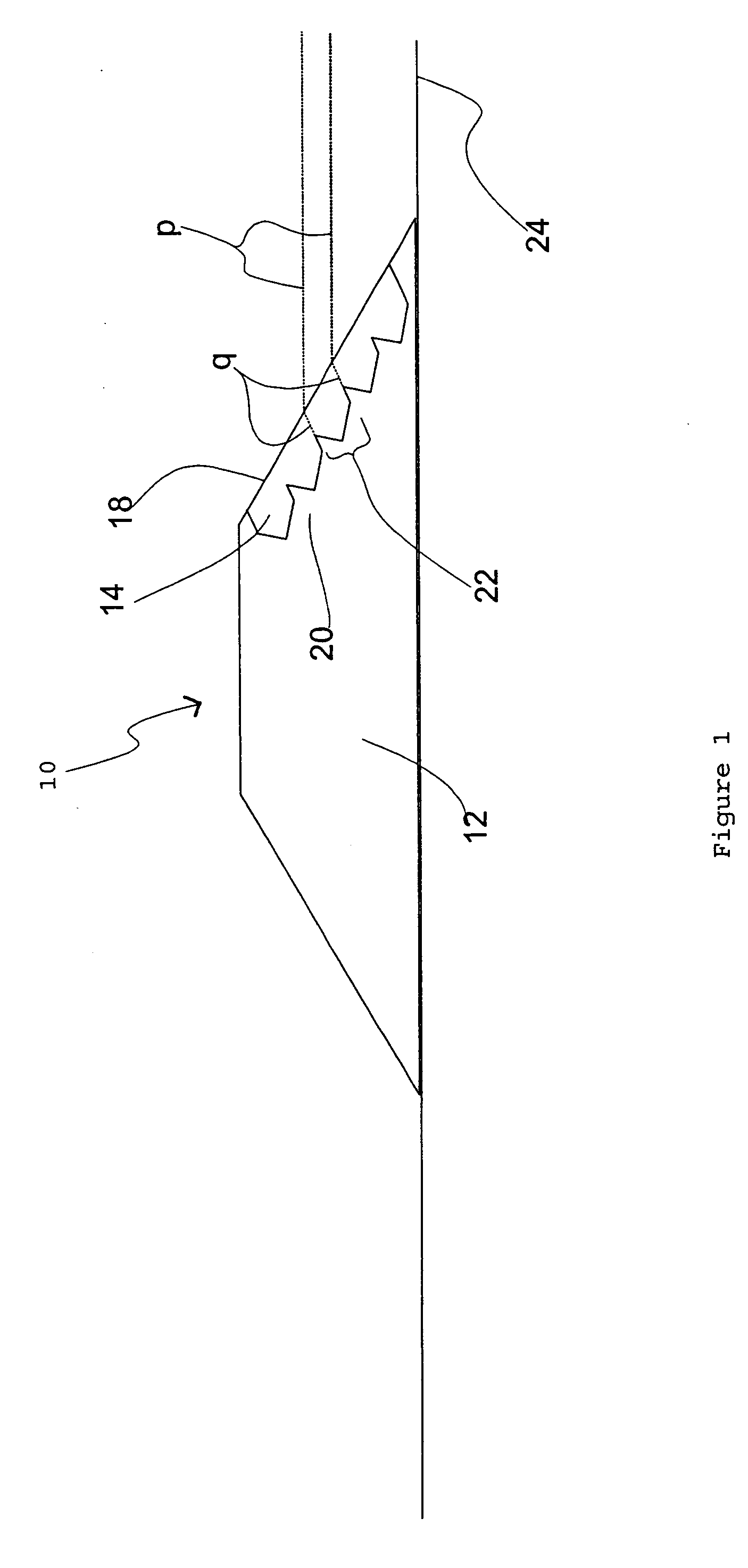 Cube corner retroreflector with limited range