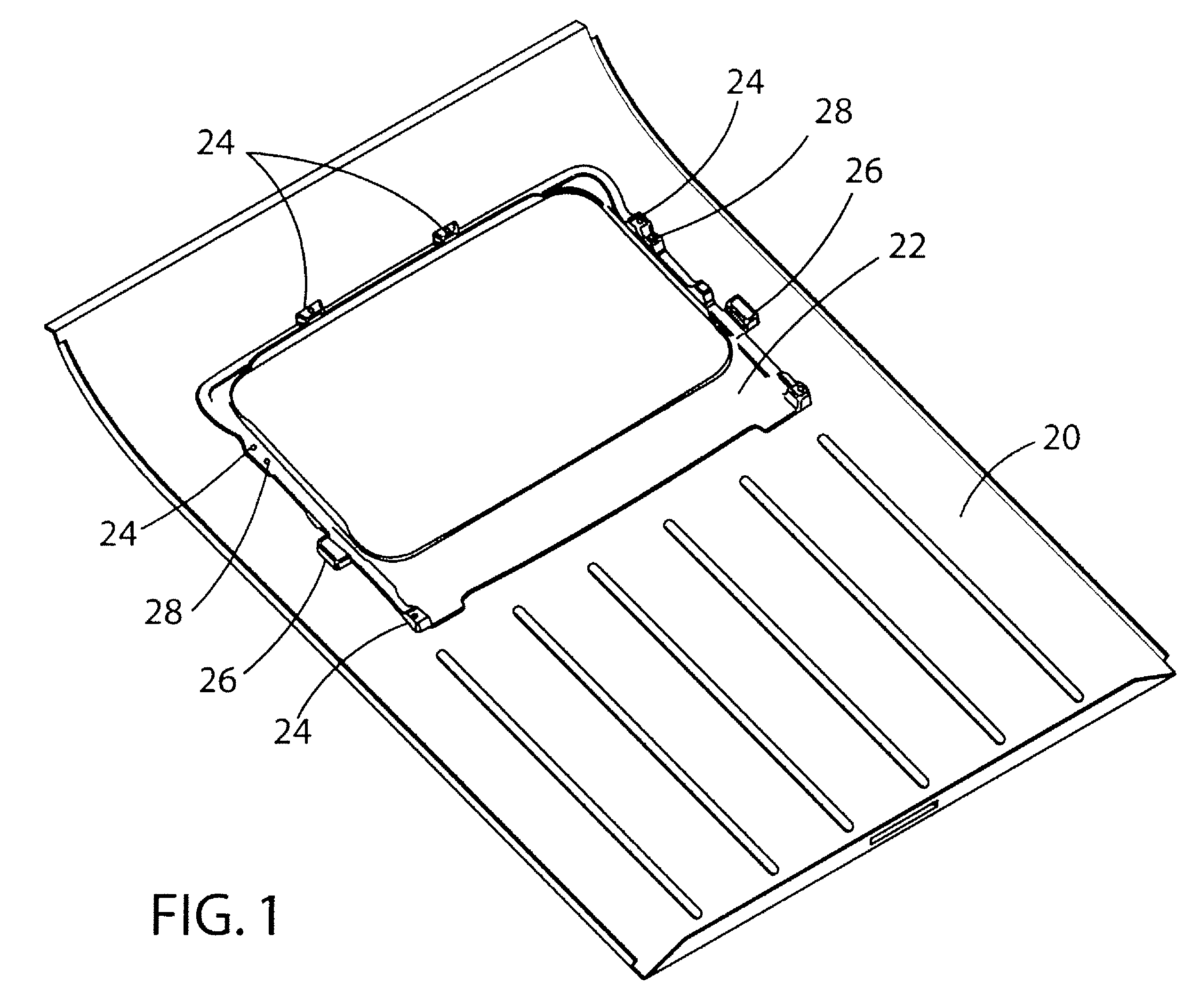 Composite reinforcement for a roof assembly