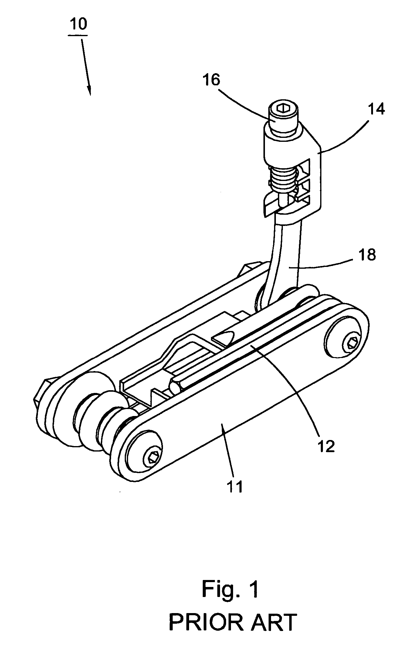 Foldable tool set with chain repair tool