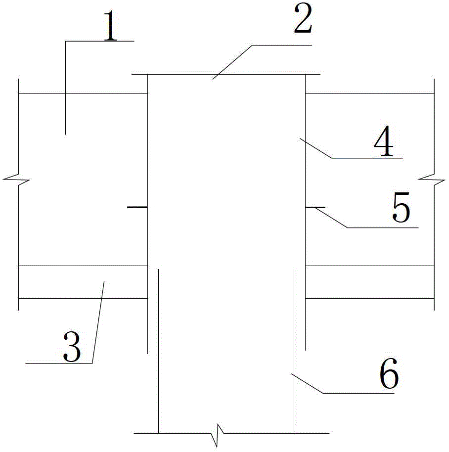 Shut-in construction method of pumping shaft in basement base plate