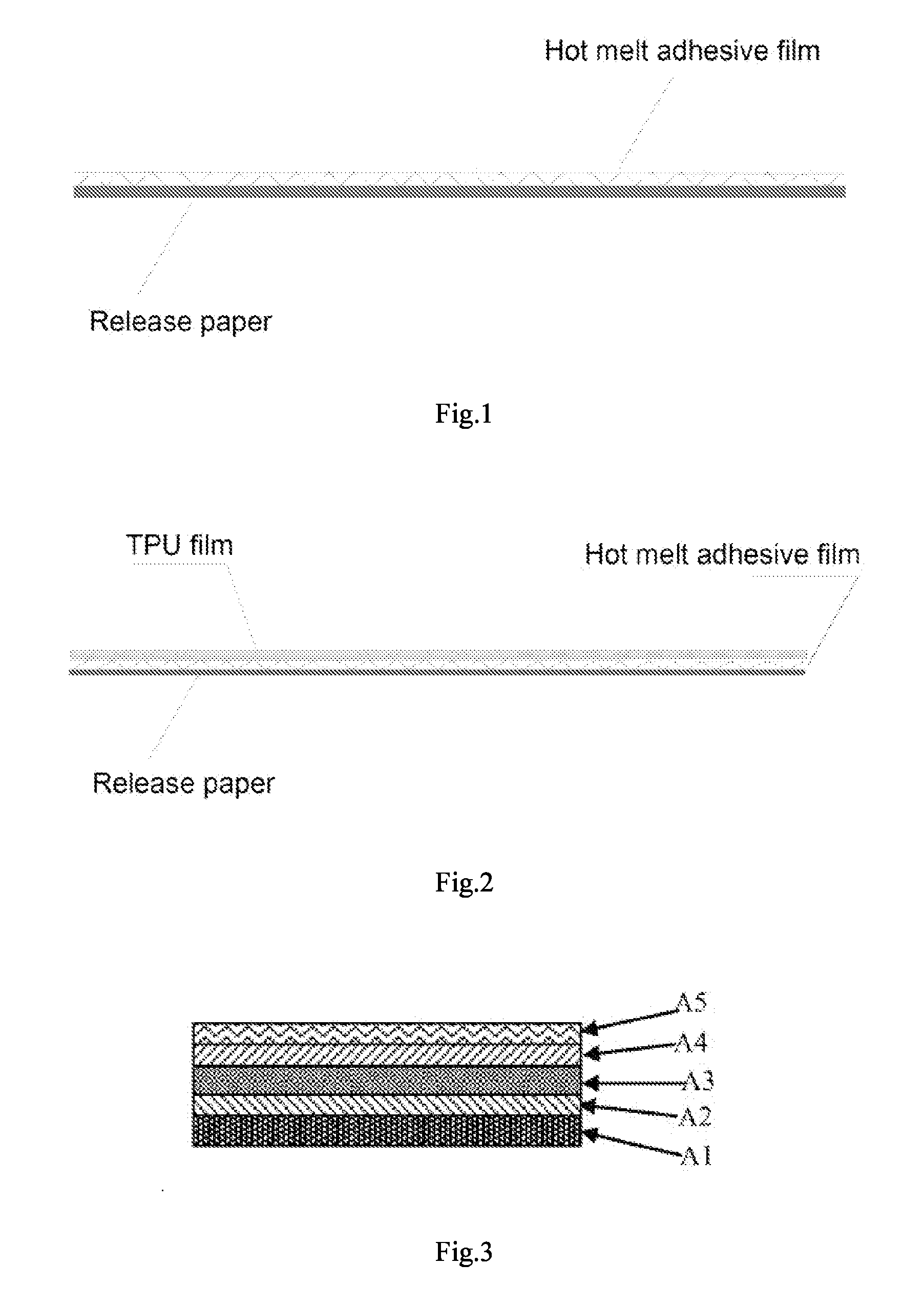 Sewing-free hot melt adhesive TPU leather and preparation method thereof