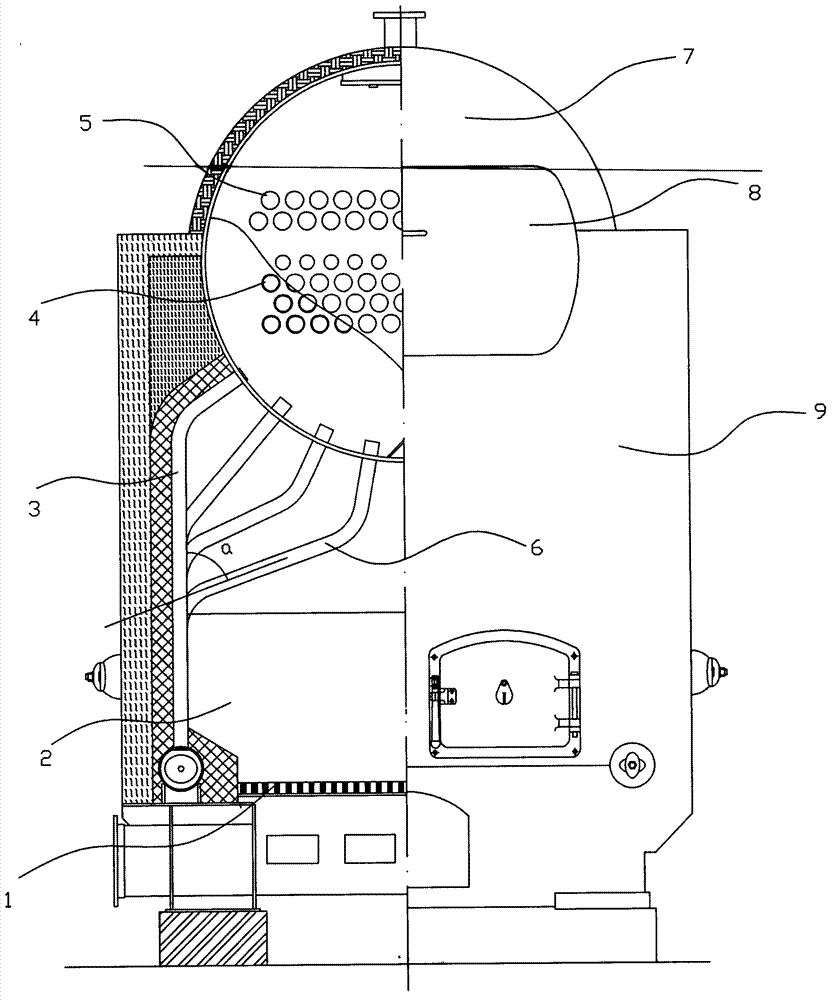 Horizontal boiler