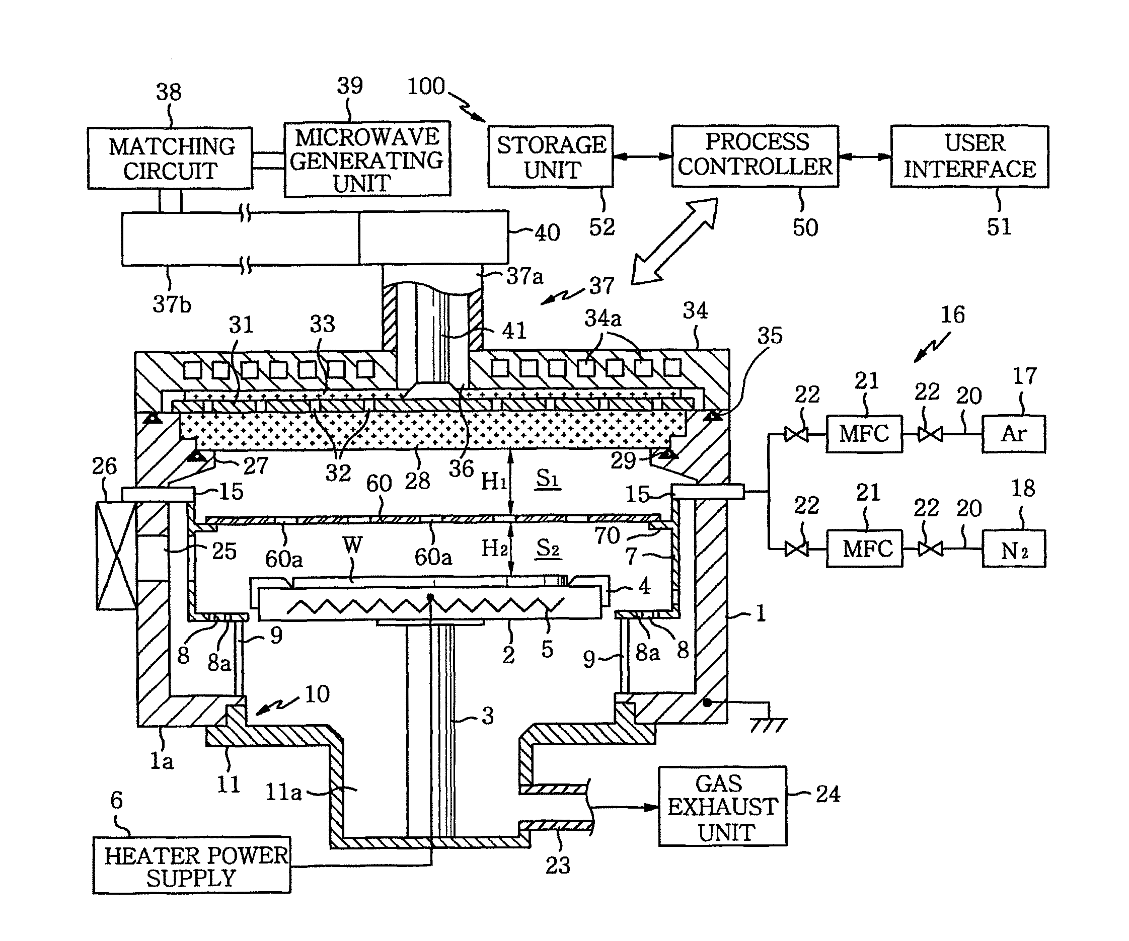 Method for nitriding substrate and method for forming insulating film