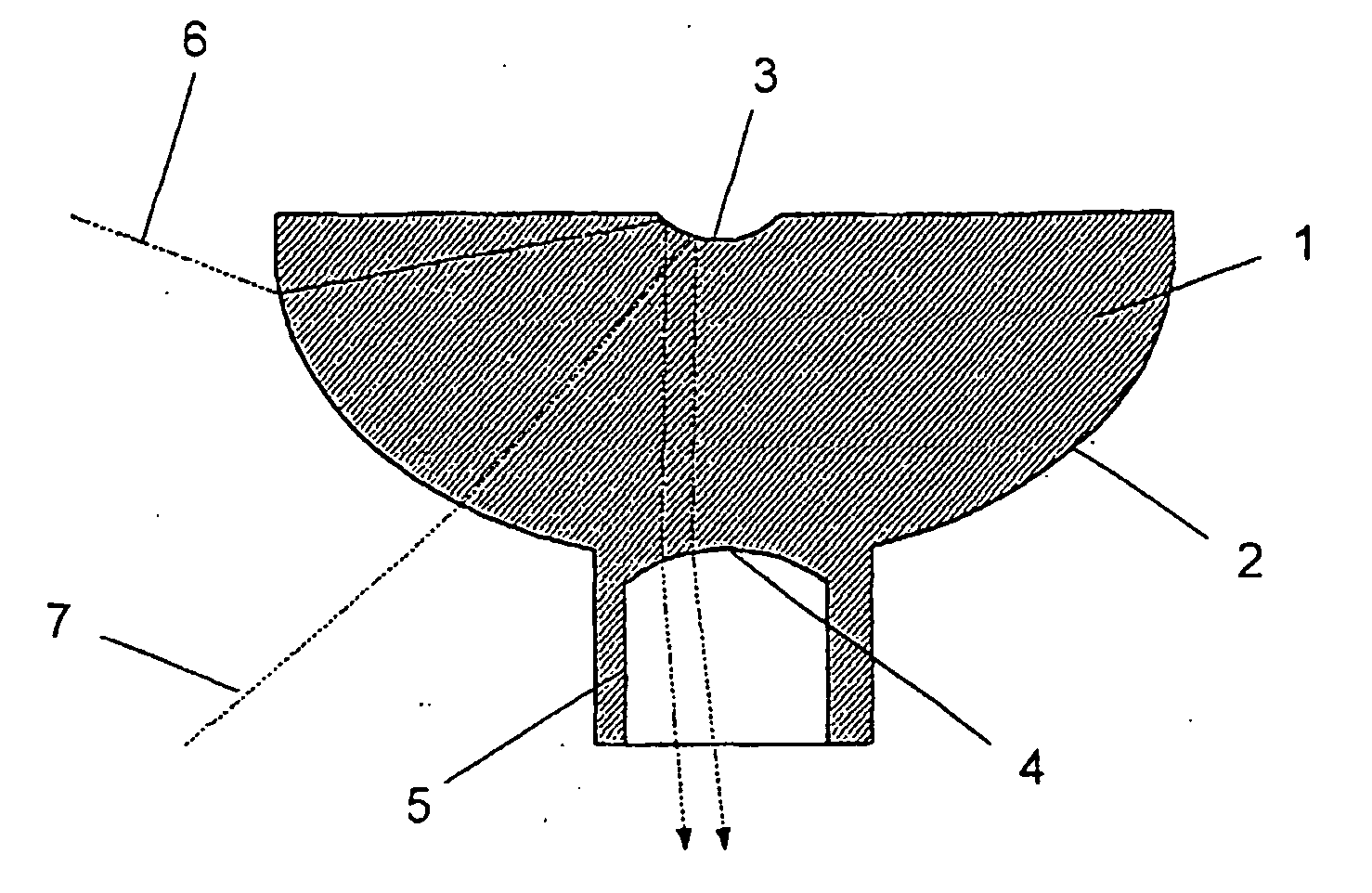 Optical lens providing omni-directional coverage and illumination