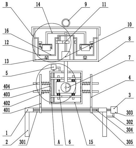 A grinding test equipment