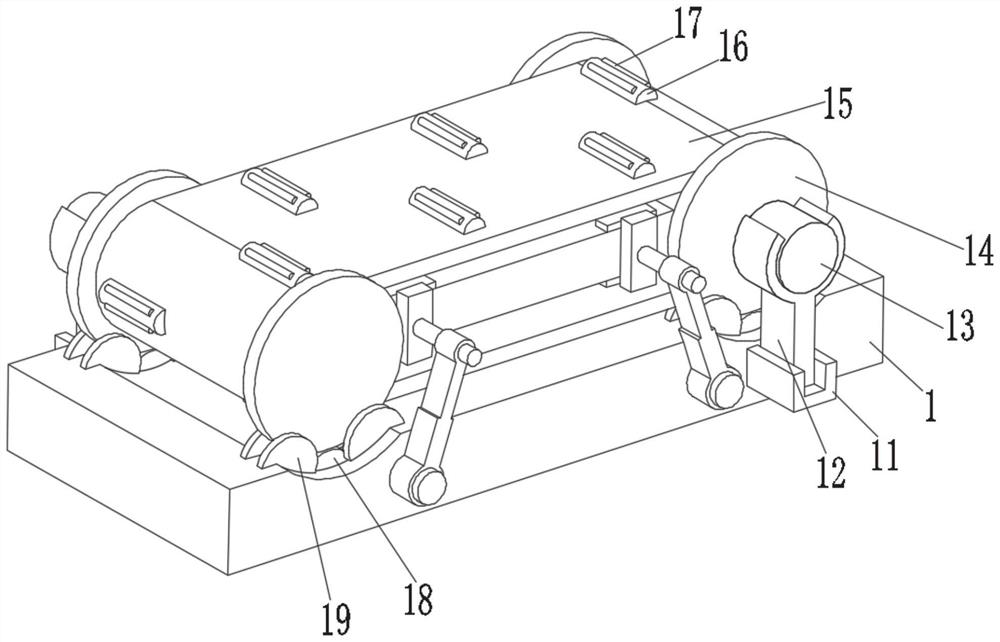 Bumping walking fatigue testing machine for leather suitcase