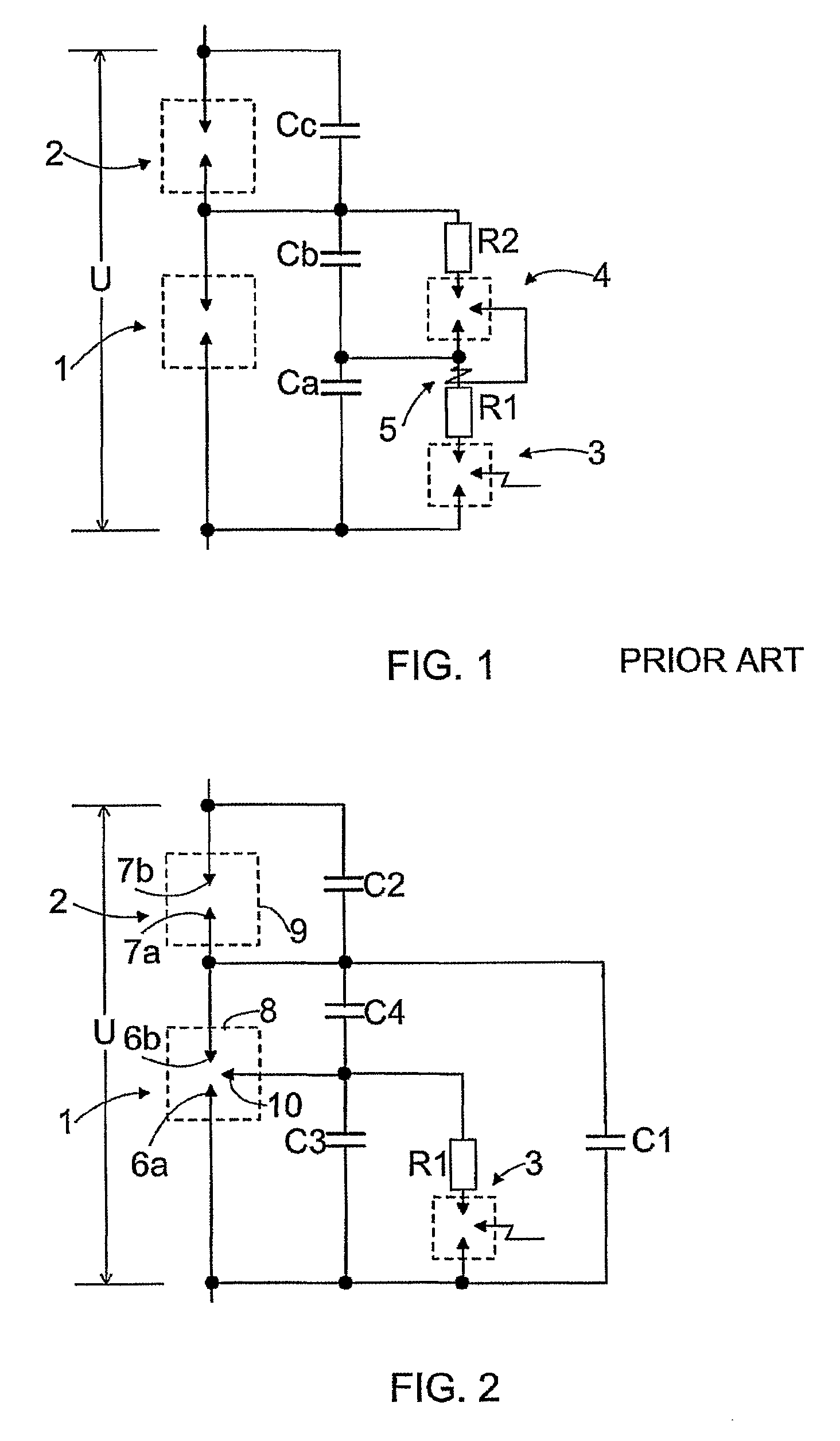 Method and arrangement for triggering a series spark gap