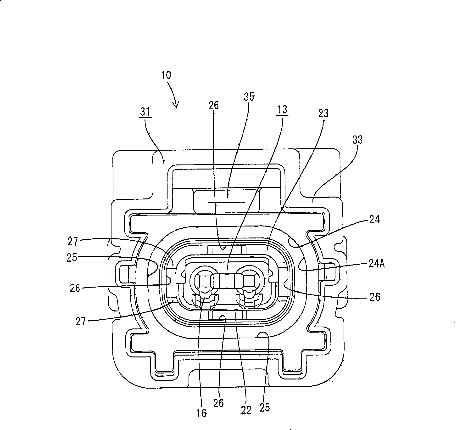 Fluidtight connector and connector assembly