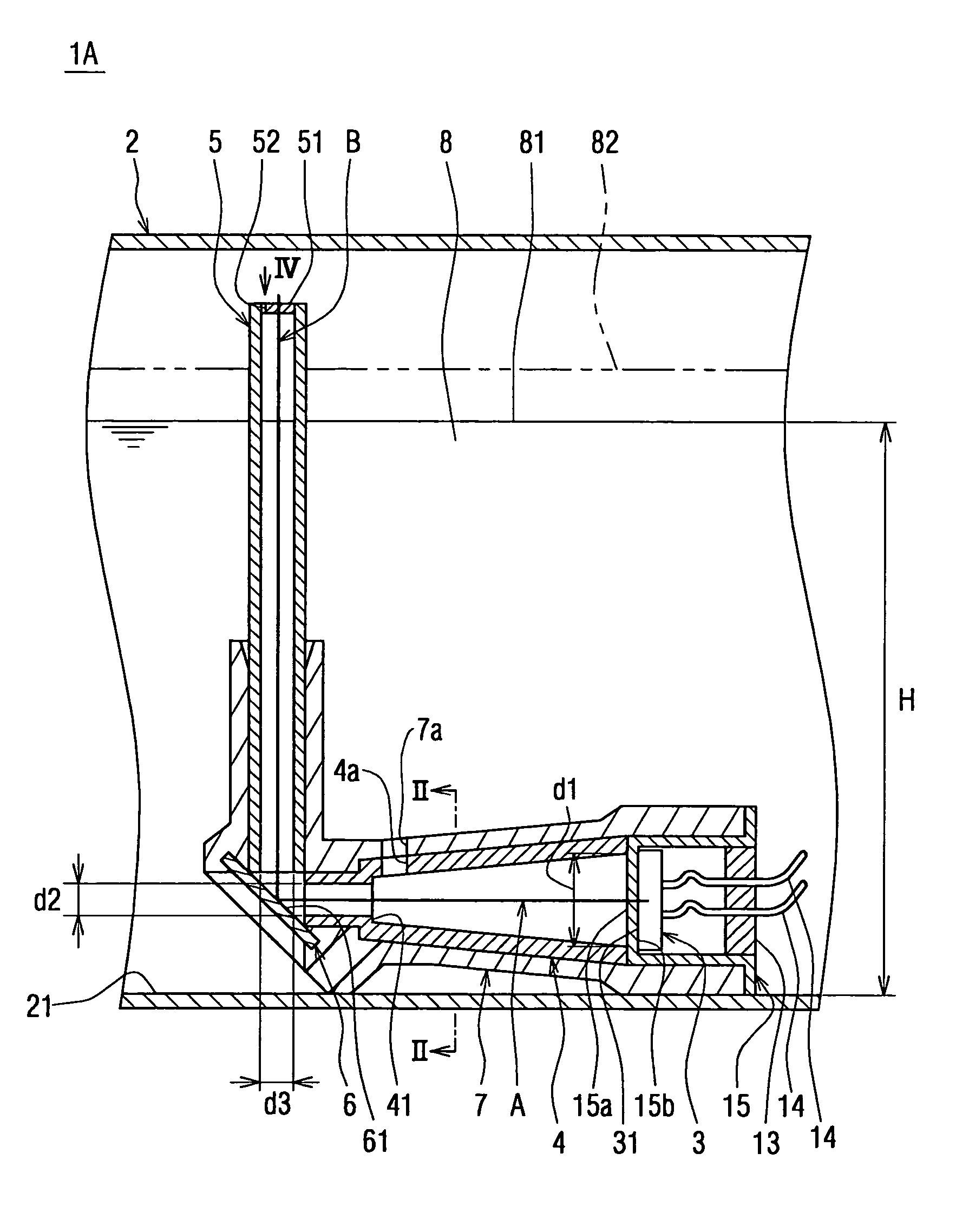 Liquid level detecting apparatus